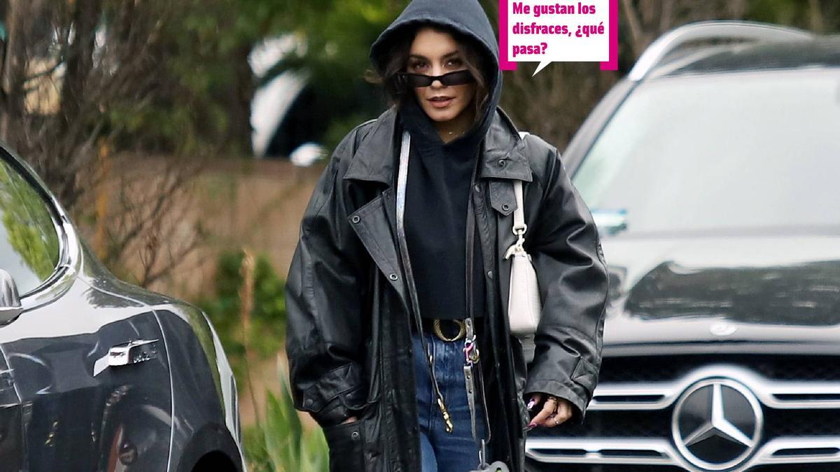 Vanessa Hudgens da la bienvenida a octubre enfundada en cuero