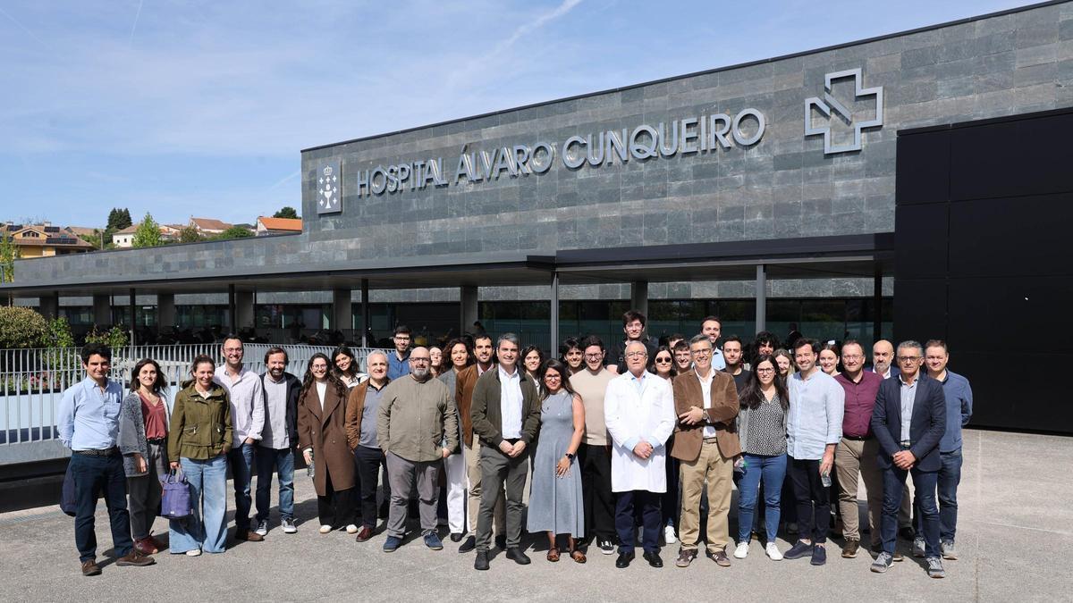 Primera reunión de la red ictus del sur de Galicia, en el hospital Álvaro Cunqueiro.