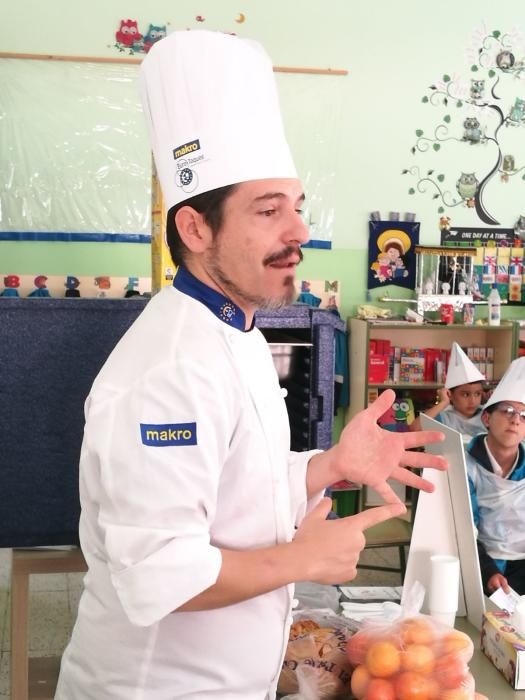 Taller con niños del cocinero Sergio Garrido