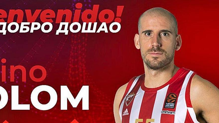 Quino Colom, nuevo jugador del Estrella Roja