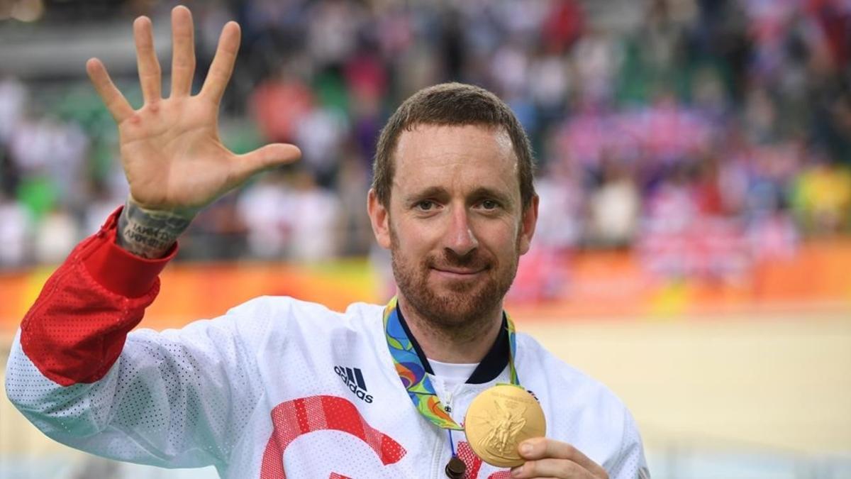 Brad Wiggins, con su medalla olímpica en Río