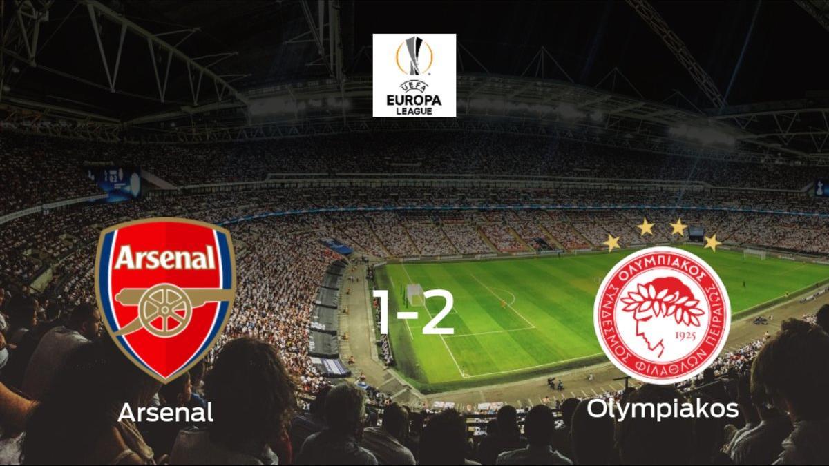 El Olympiakos Piraeus se impone al Arsenal en la prórroga y pasa a octavos de final (1-2)