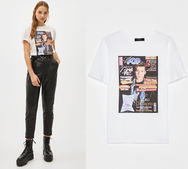 Bershka lanza esta camiseta de la revista 'Súper Pop'