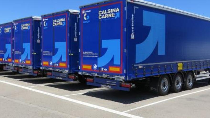 Semiremolcs P400 utilitzats per Calsina Carré.