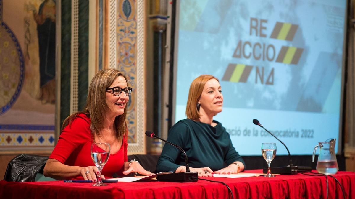 Maria Josep Amigó, en la presentación de Reacciona.