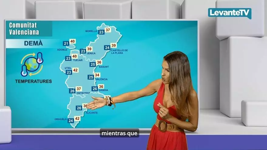 València afrontará un martes muy caluroso con cielos nubosos y polvo en suspensión