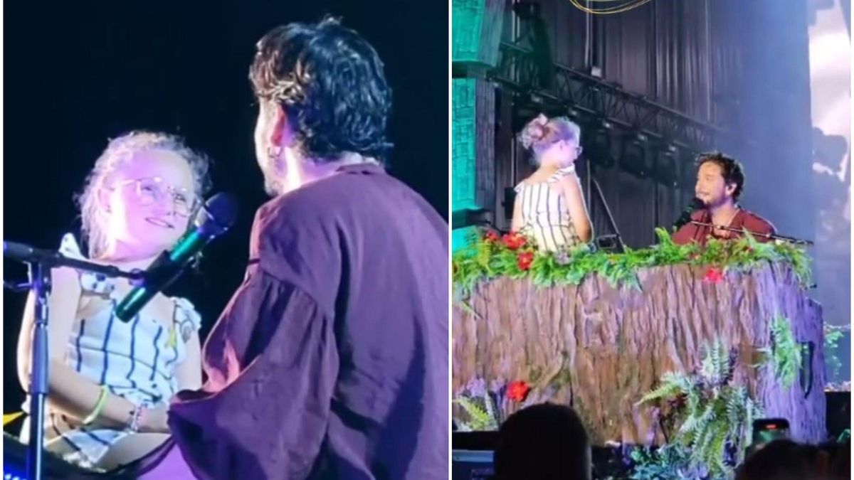 El momento mágico que Manuel Carrasco regaló a Vega, una niña coraje de Castellón
