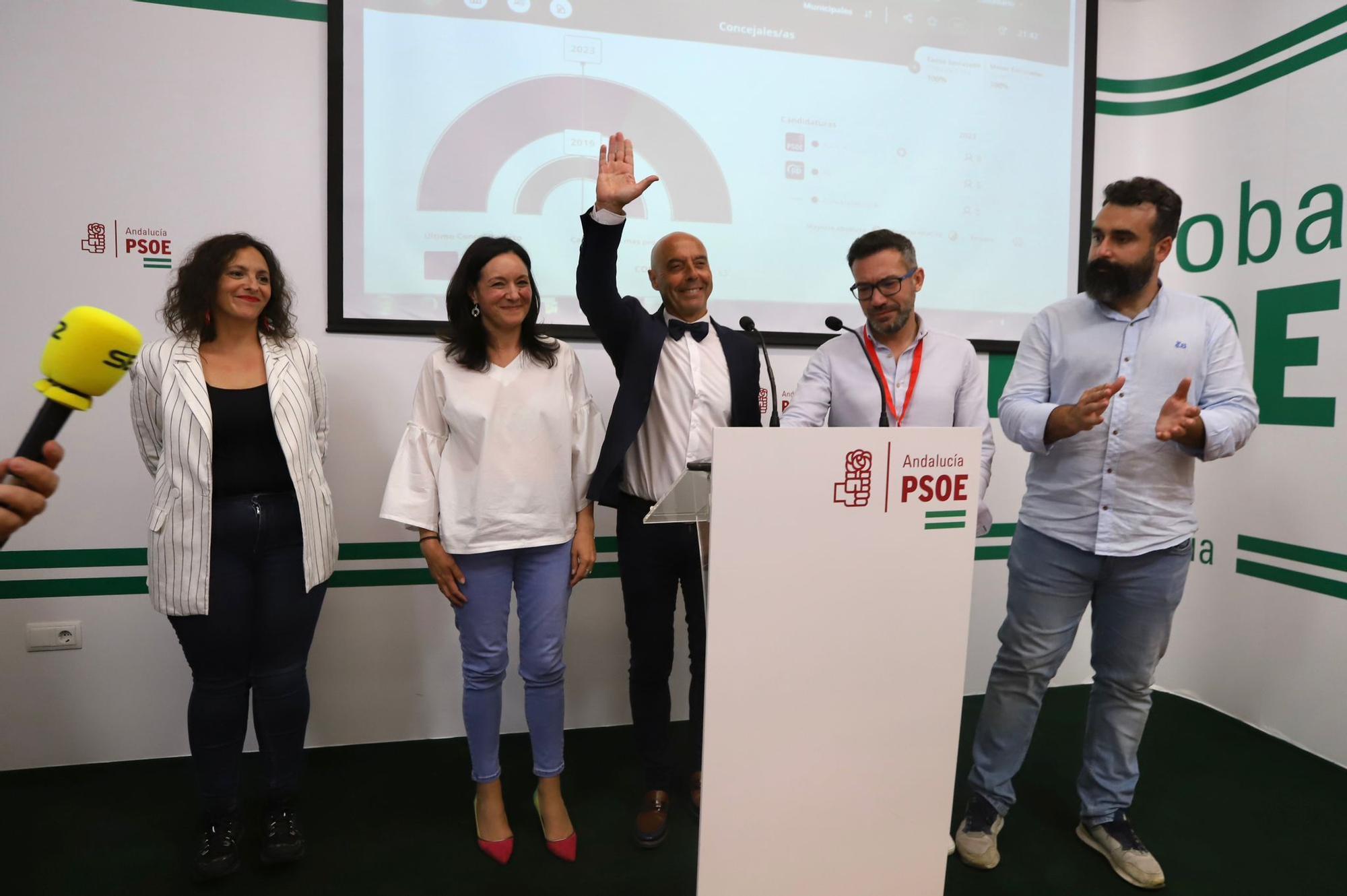 Noche electoral en el PSOE