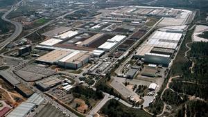 Imagen de archivo de una vista aérea de la planta de Seat en Martorell.