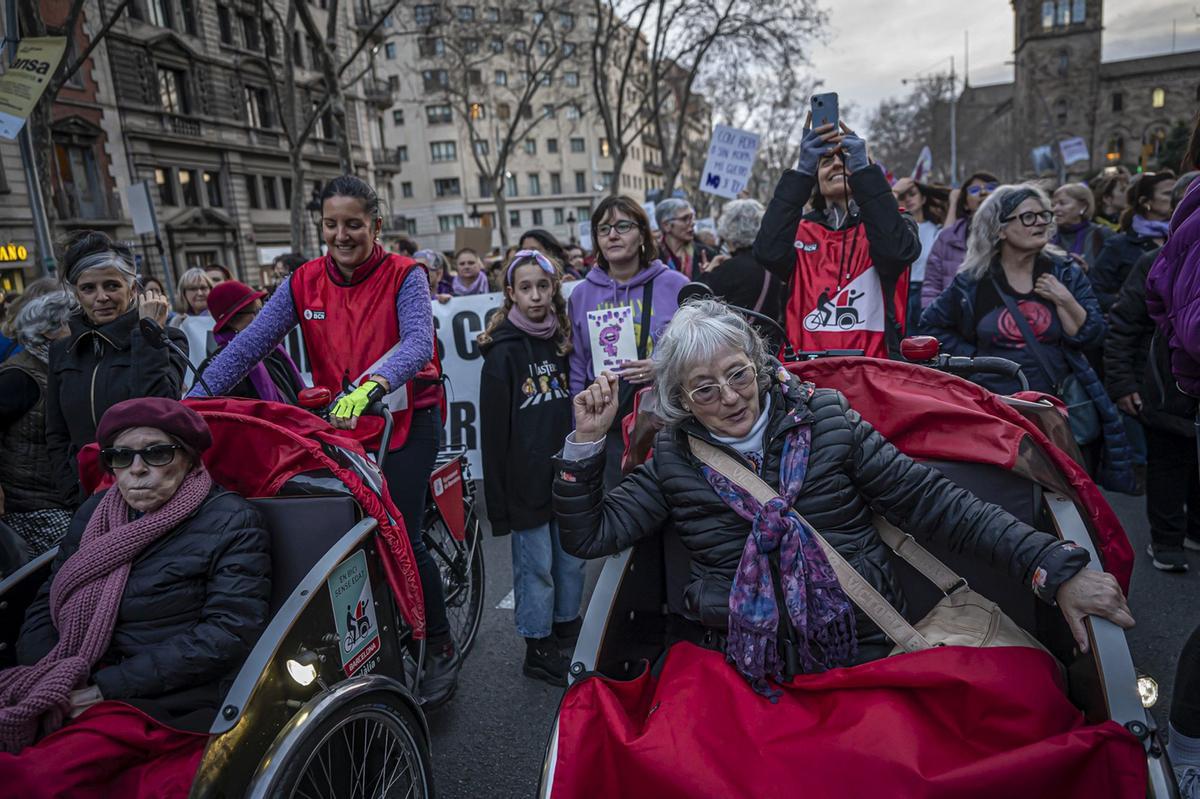 Manifestación del 8M en Barcelona