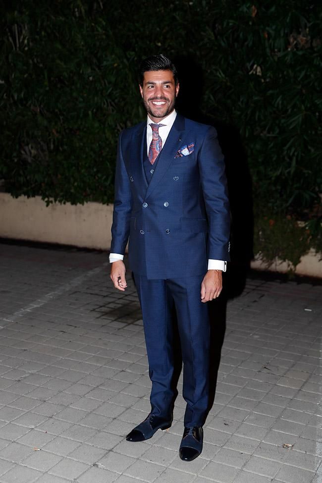 Miguel Torres en la fiesta aniversario de Tacha Beauty