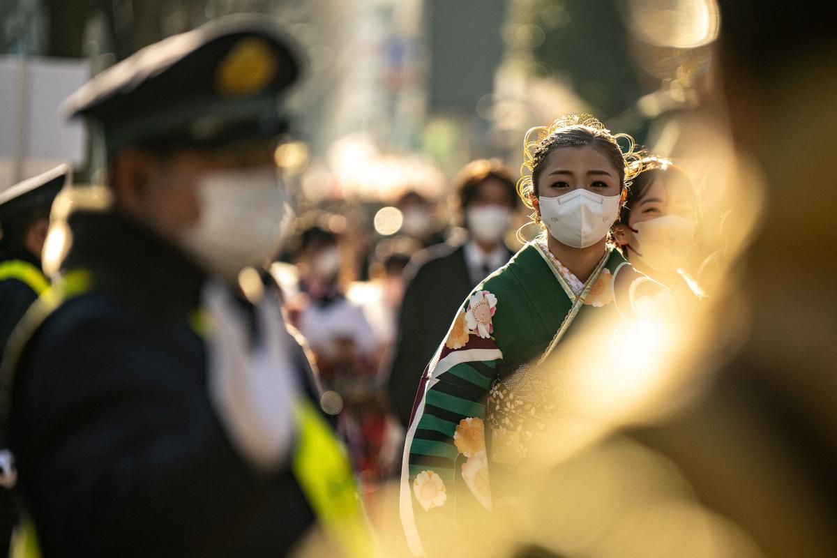 Ceremonia de celebración del Día de la Mayoría de Edad en Japón