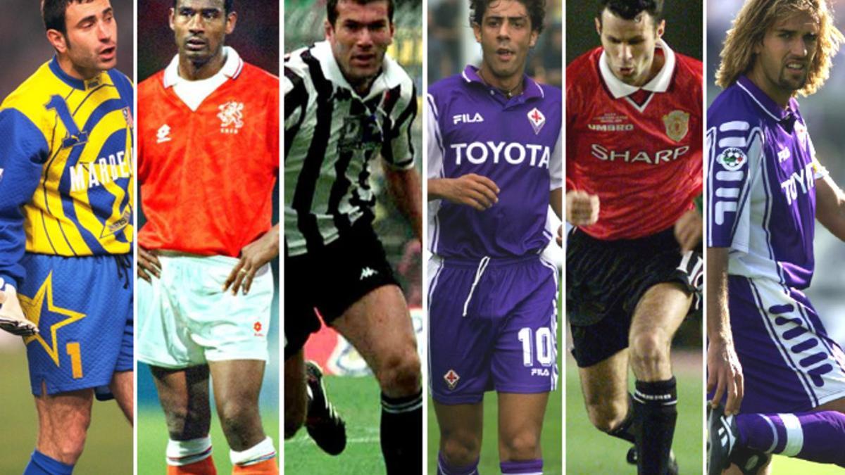 Molina, Winter, Zidane, Rui Costa, Giggs y Batistuta sonaron para el Barça de Cruyff