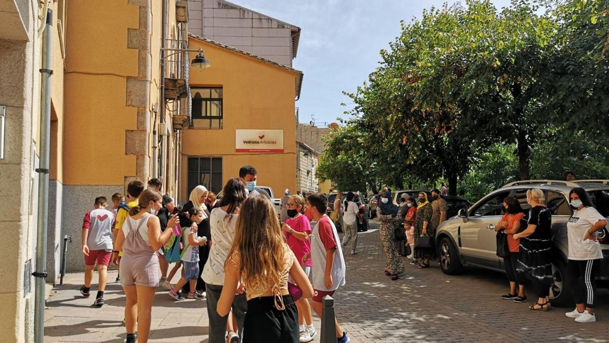 Els alumnes de l’Escola Vedruna, en una imatge d’arxiu