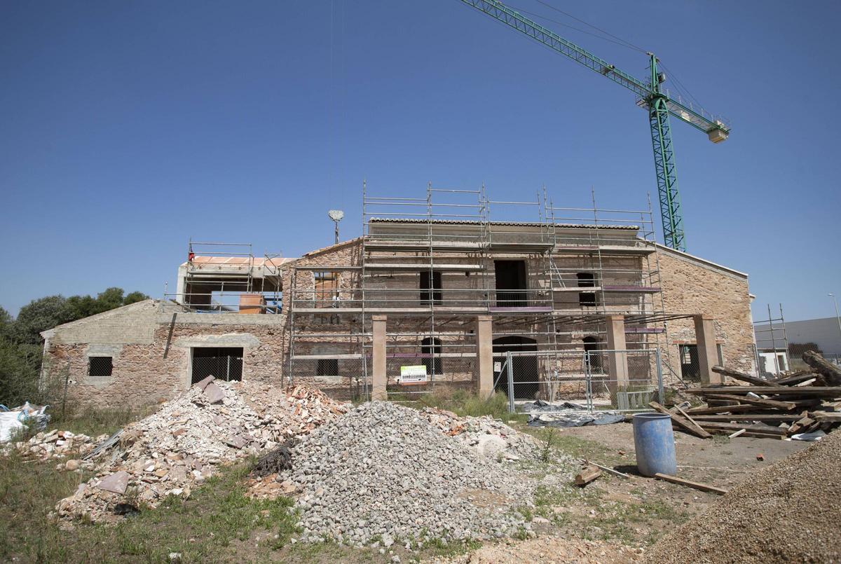 Estado de las obras a finales de la primavera.