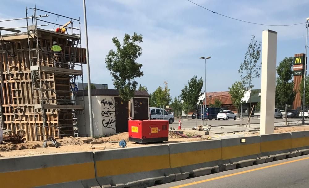Col·lapse de trànsit a Figueres