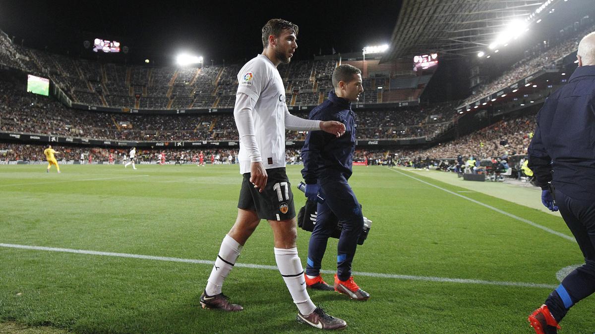 Nico se retira lesionado en el partido frente al Rayo