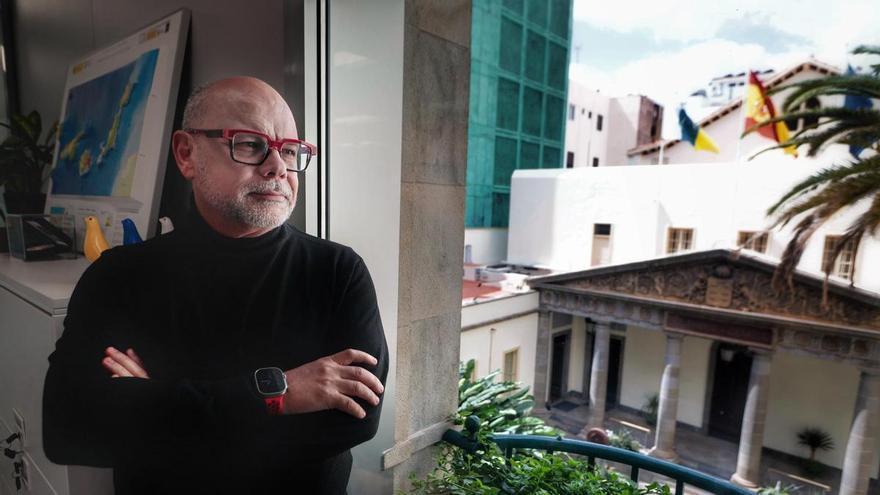 José Miguel Barragán, portavoz parlamentario de CC: "No vamos a lanzar campanas al vuelo, pero el camino diseñado por el Gobierno es el correcto"