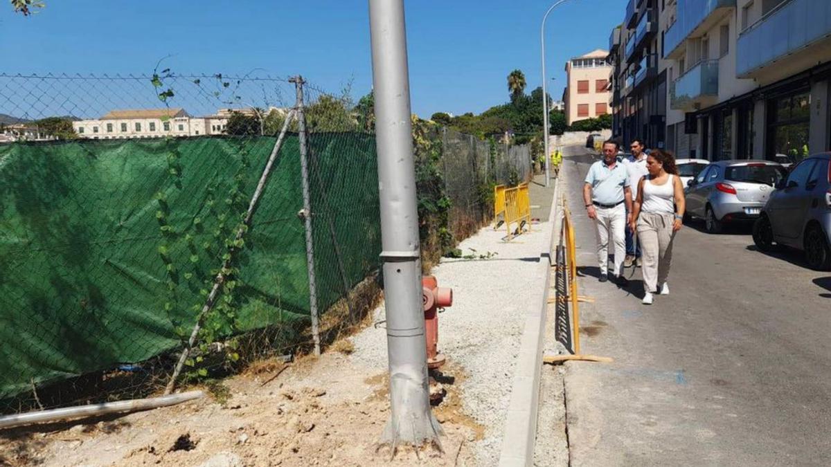 Las obras mejorarán la accesibilidad a la zona escolar.