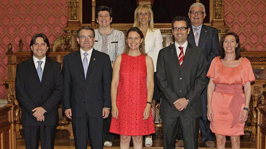 Acto de investidura de los nuevos consellers del Consell de Mallorca.