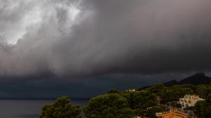 Aspecto de Andratx, uno de los municipios mallorquines más afectados por las tormentas de este domingo