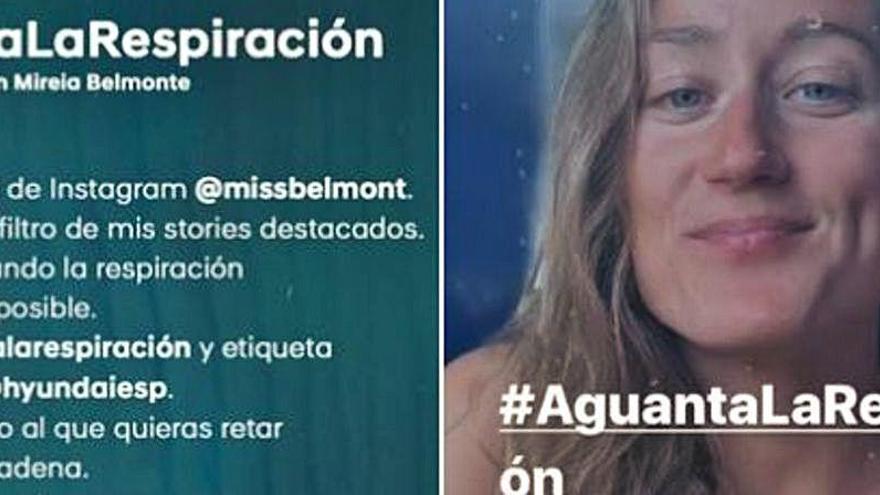 Mireia Belmonte aguanta la respiración para luchar contra el COVID-19