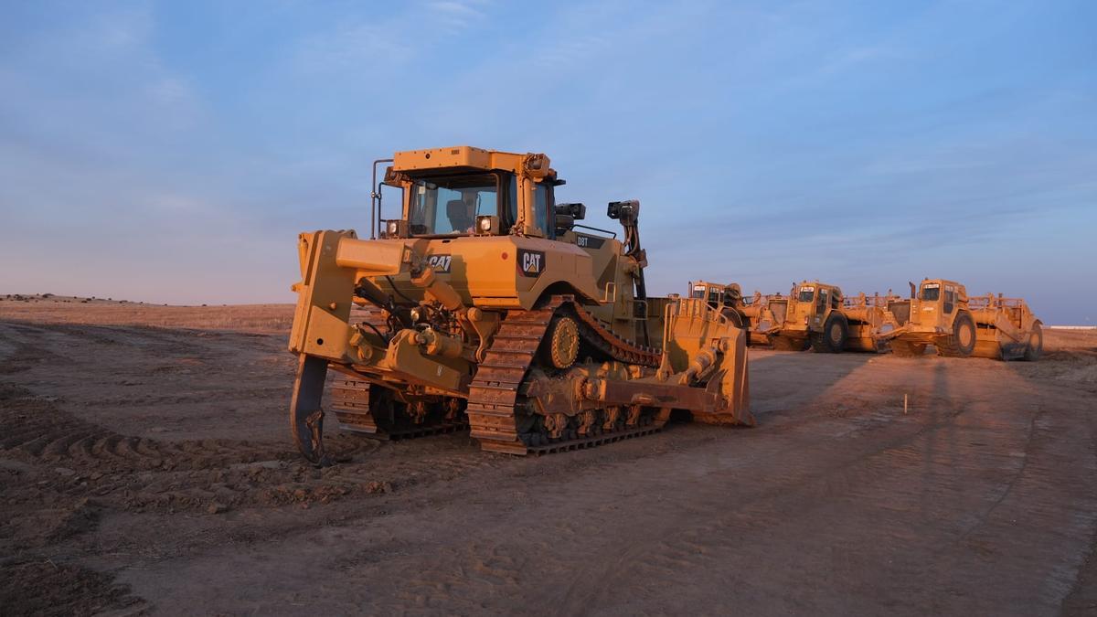 Los trabajos de movimiento de tierras comenzaron el lunes.