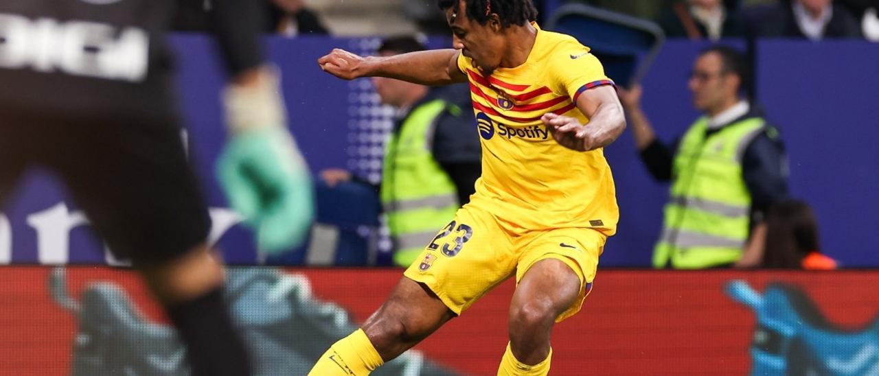 Espanyol - FC Barcelona: El gol de Koundé
