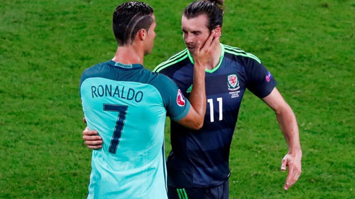 Cristiano Ronaldo y Gareth Bale protagonizaron un abrazo esperado