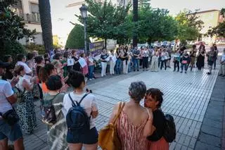Concentración en Badajoz contra los últimos asesinatos machistas