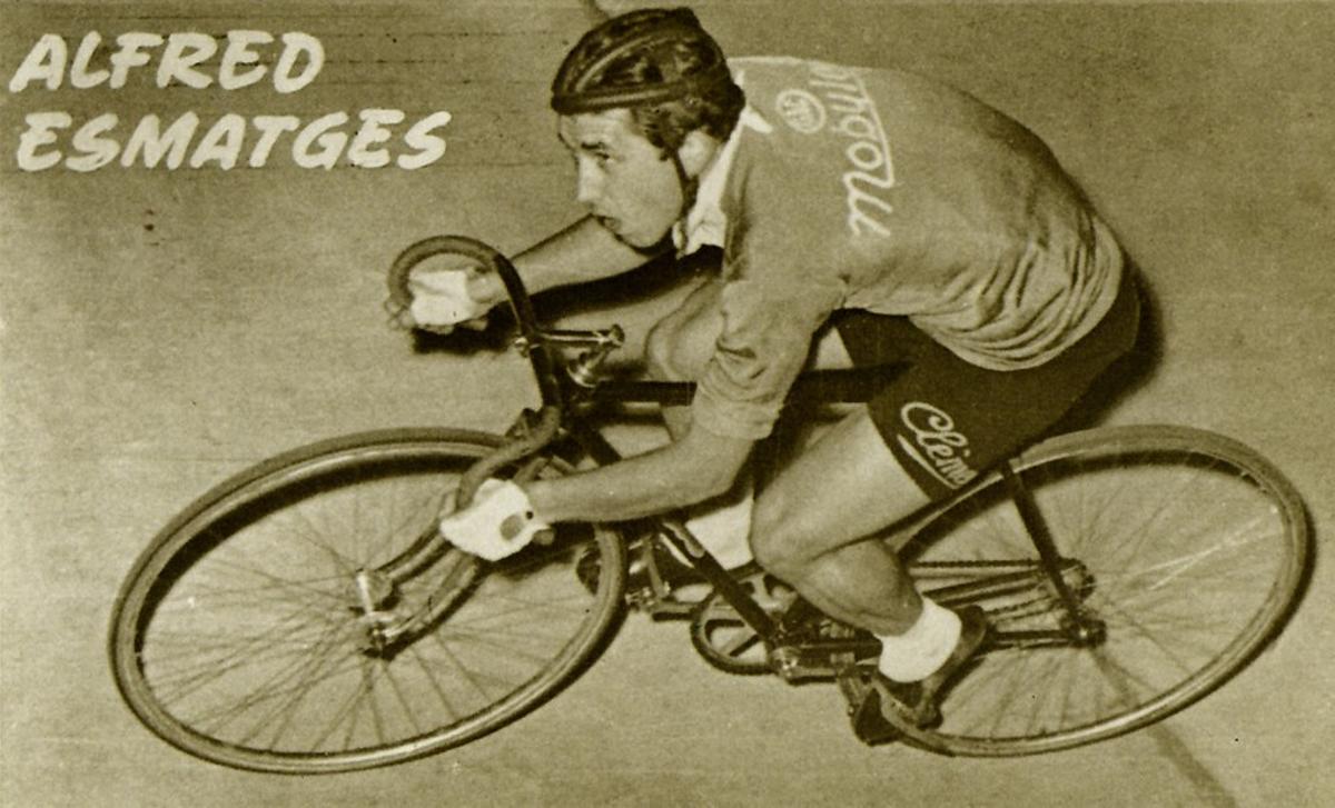 Alfred Esmatges, dirigente deportivo y ciclista durante los años 50