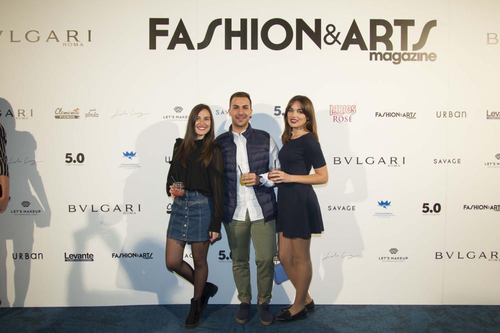 Gala de presentación de la revista Fashion & Arts Magazine en València.