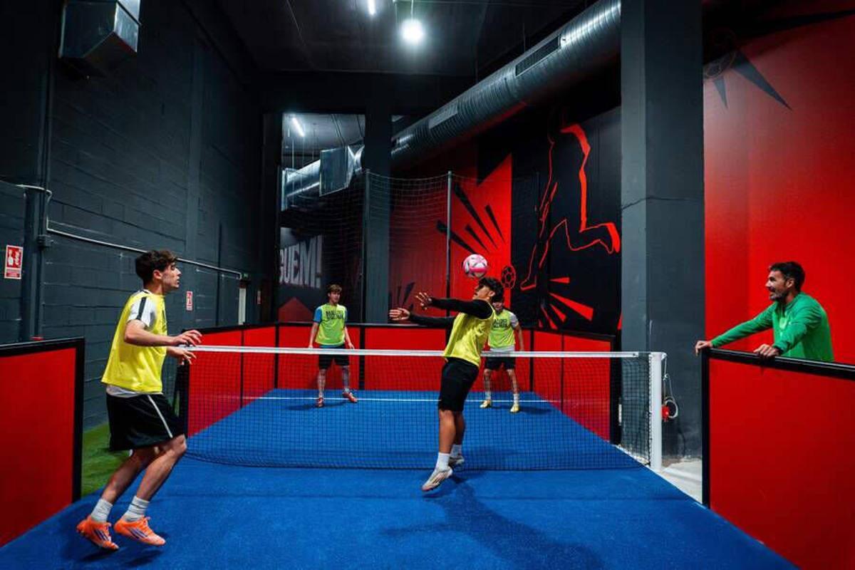 Las diferentes estaciones de juego del Mallorca Football Park.