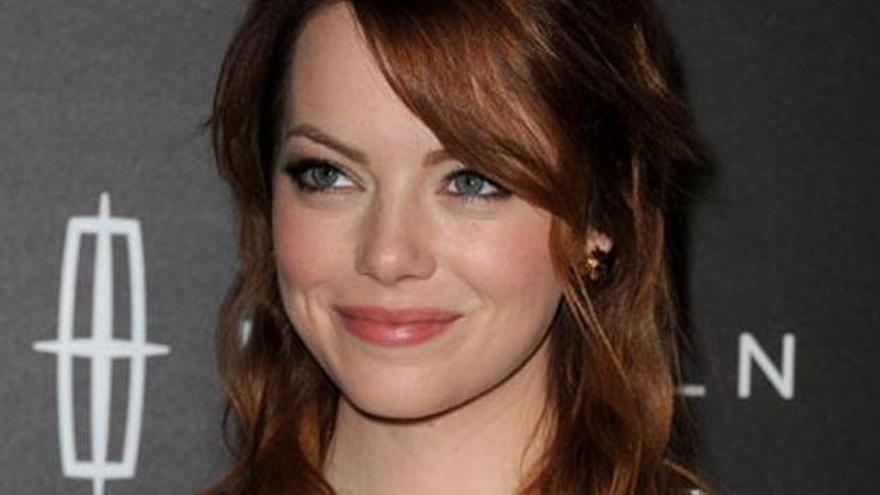 Emma Stone con pelo pelirrojo