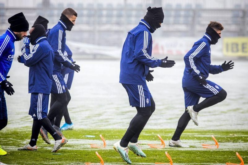 Entrenamiento del 13 de enero del Real Zaragoza