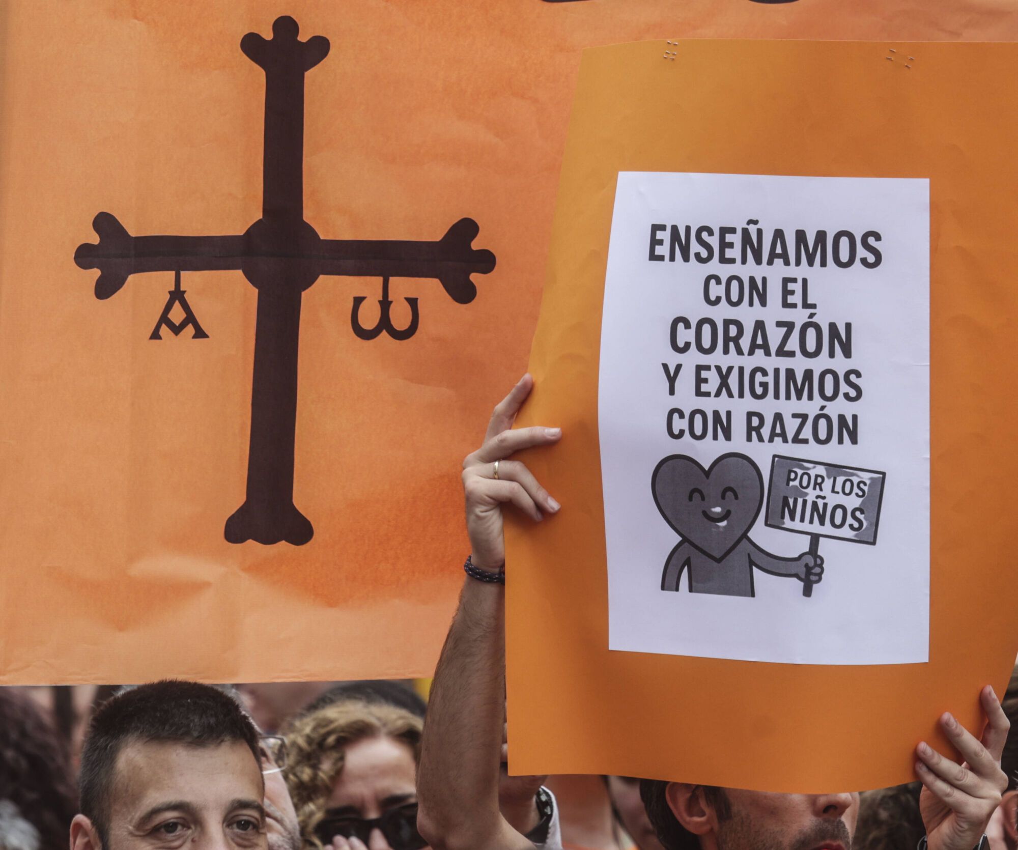 Concentración de profesores de la concertada