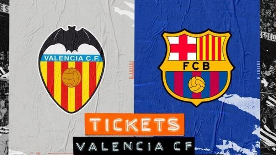Ojo al precio de las entradas del Valencia-Barça en Mestalla