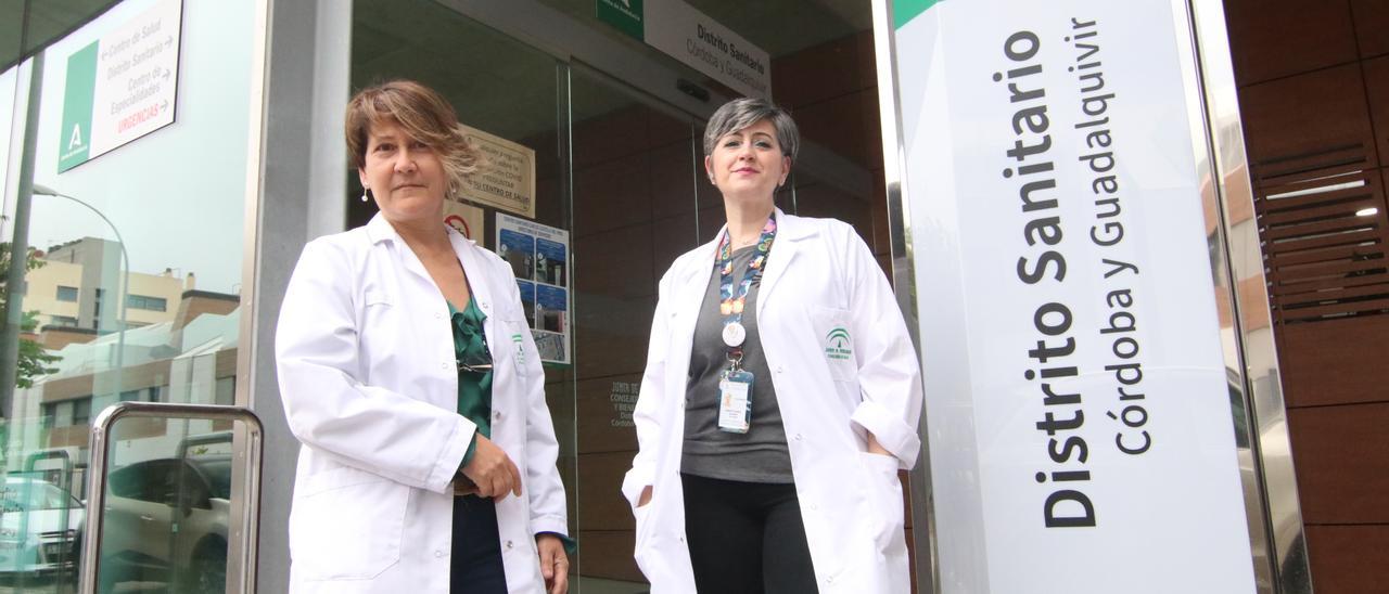 Amelia Camacho e Inmaculada Algar, enfermeras referentes del distrito Córdoba Guadalquivir.