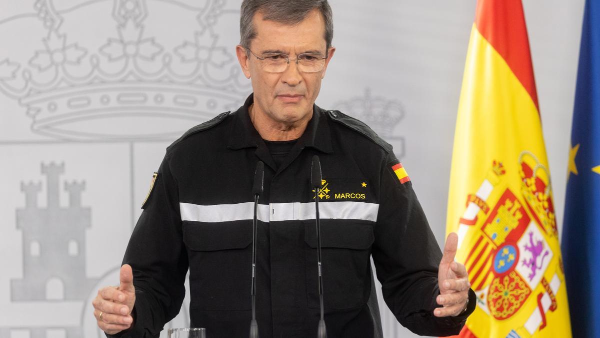 El general jefe de la UME: "Hay sectores de la población para los que llegamos tarde, para los que no estábamos, y sí que estábamos"