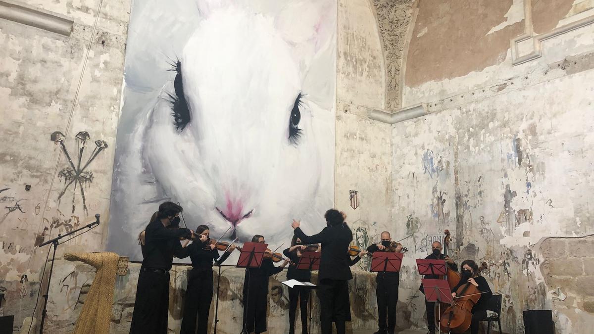 Actuación de la Camerata Gala, hoy, en Úbeda.