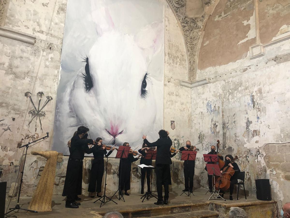 Actuación de la Camerata Gala, hoy, en Úbeda.