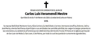 Carlos Luis Veramendu Mestre