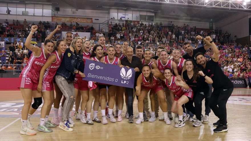 El Manresa CBF supera l’últim escull (32-41) i ja és equip de LF2, la tercera categoria del bàsquet femeni estatal