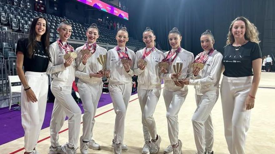 Triplete de oro para Marina Cortelles y Lucía Muñoz en la Copa del Mundo de Cluj Napoca