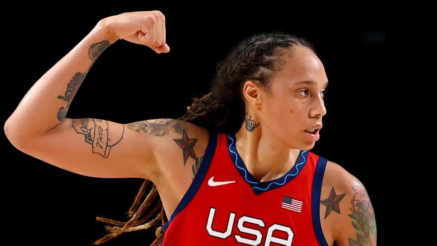 Brittney Griner, estrella del WNBA, detenida en Rusia