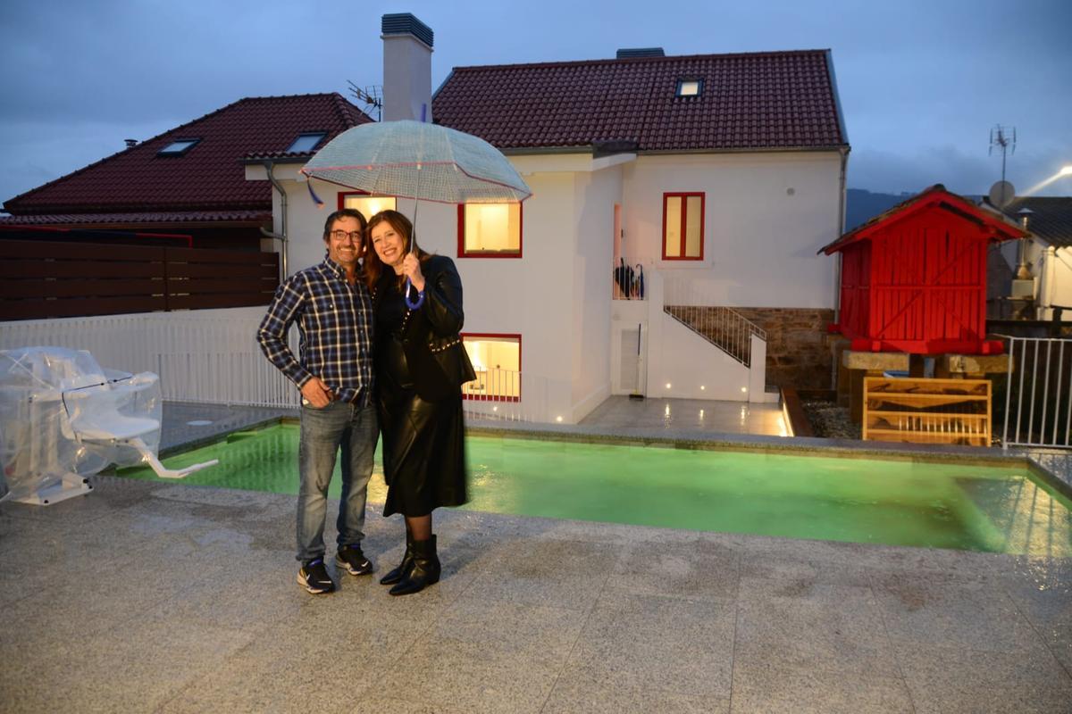 Los responsables, ayer, ante la renovada estructura.