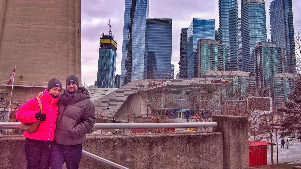 Rubén y su mujer, Anamarija Butkovic, en Toronto.