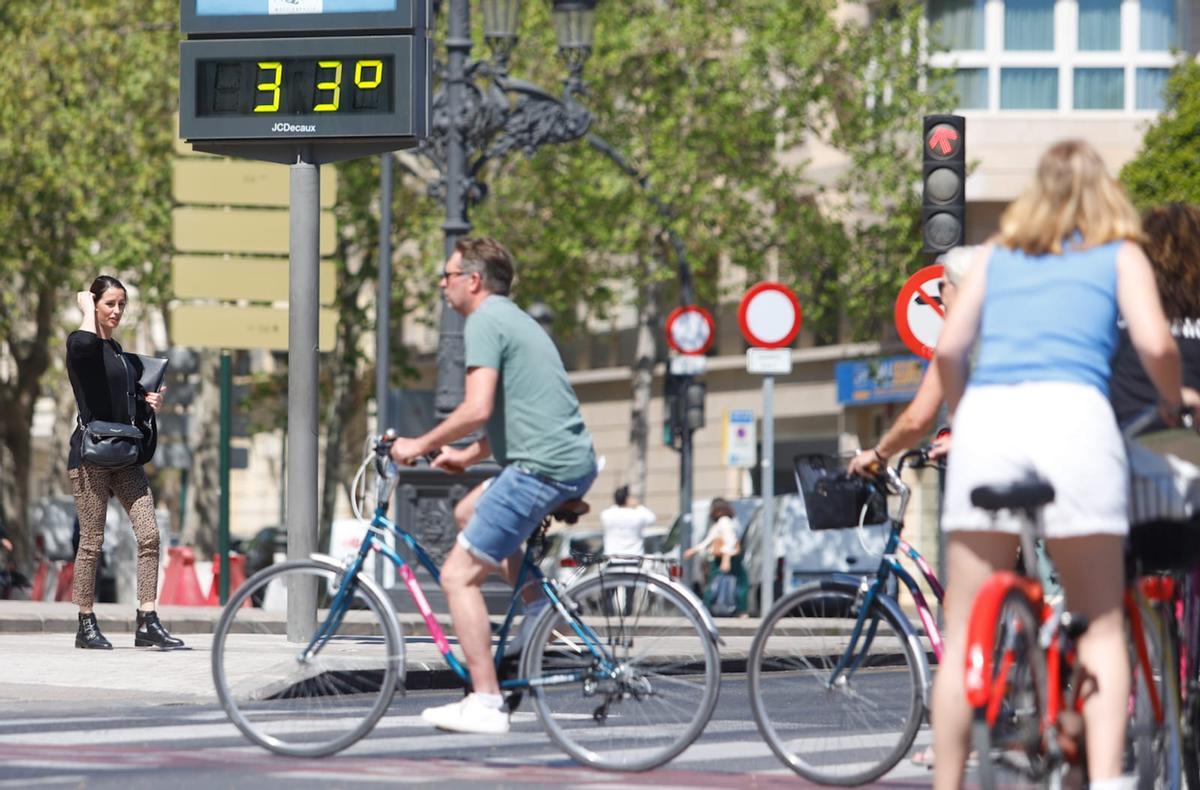 Calor estival en València en pleno mes de abril