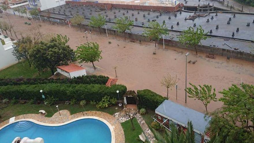 Vilafranca, Torreblanca y Orpesa, las más afectadas por las fuertes lluvias en Castellón