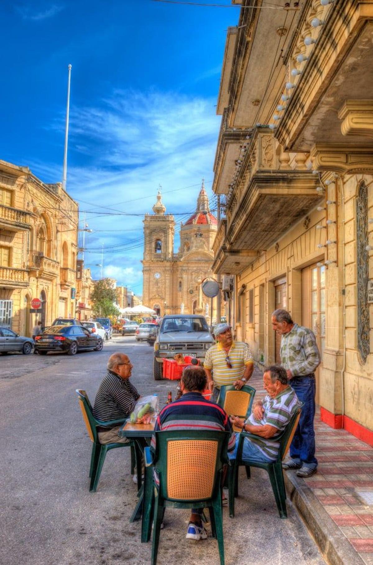 Localidad de Nadur, en Gozo.